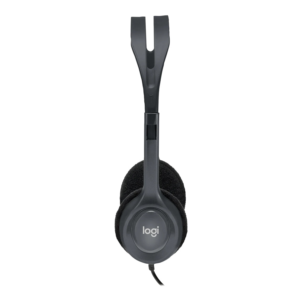 LOGITECH H111 WIRED STEREO HEADSET WITH 3.5MM AUDIO JACK (981-000593) - image 3