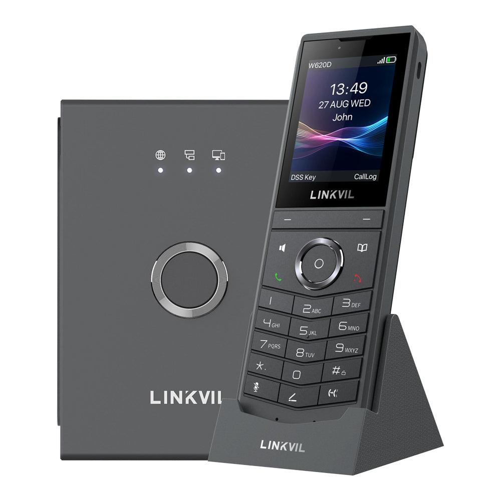 FANVIL W620P DECT IP PHONE SYSTEM WITH W710D BASE AND W620D CORDLESS HANDSET