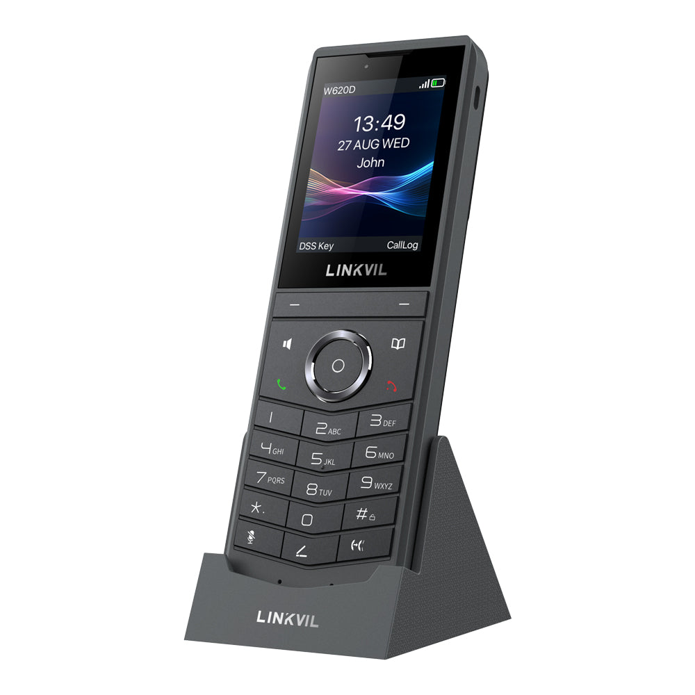 FANVIL W620D DECT IP CORDLESS HANDSET WITH 2.4-INCH COLOUR SCREEN AND CHARGING BASE