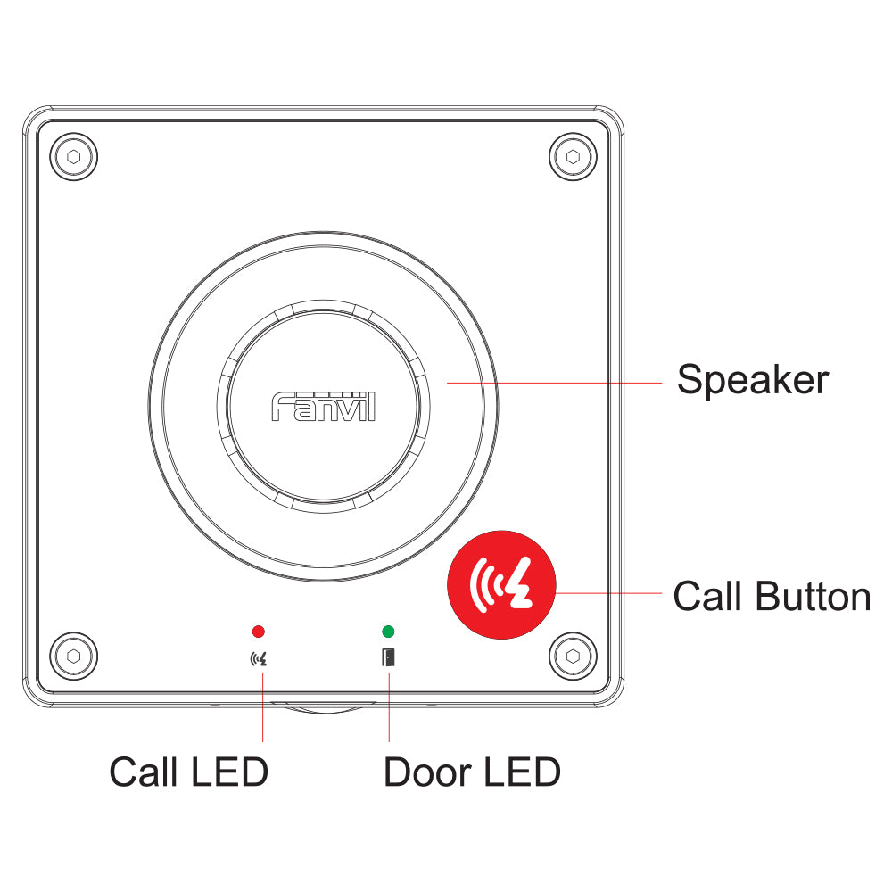 FANVIL A11 5W POE+ OUTDOOR SIP AUDIO INTERCOM - image 3