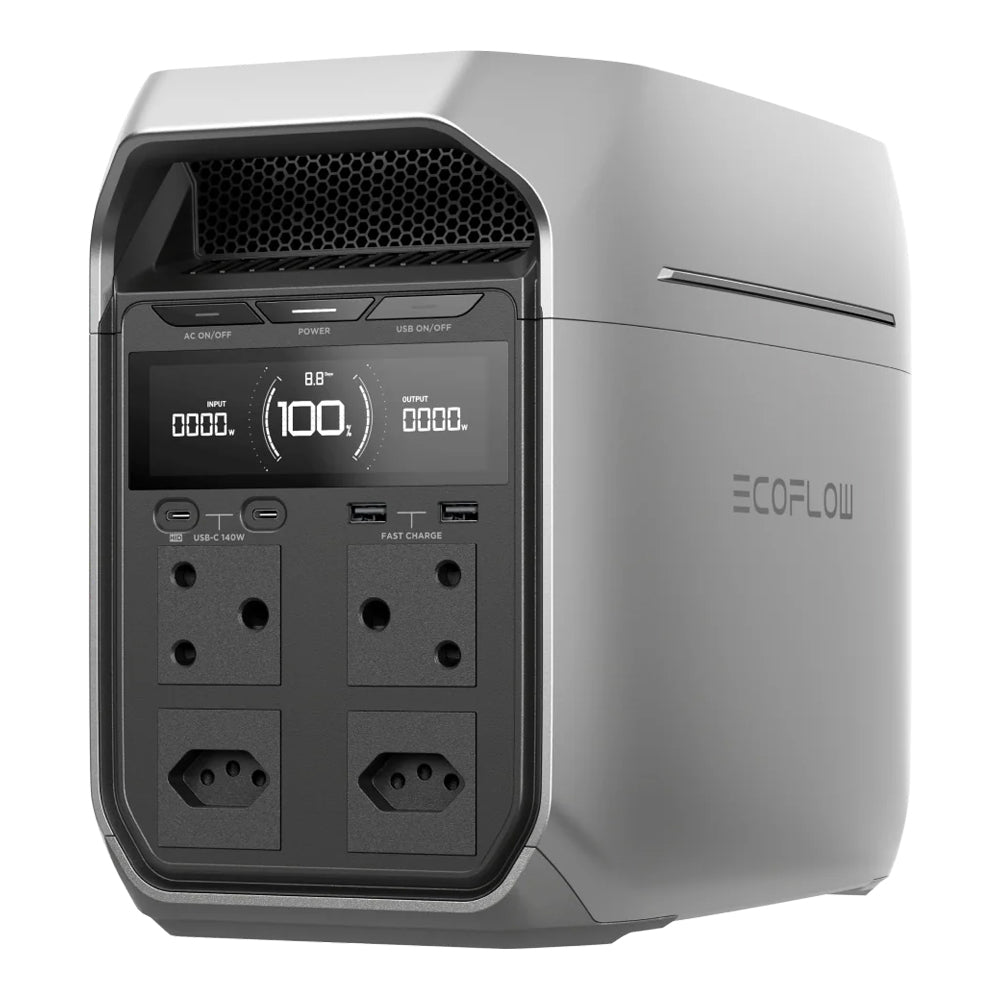 ECOFLOW DELTA 3 PLUS PORTABLE POWER STATION - 1800W OUTPUT, 2400W X-BOOST