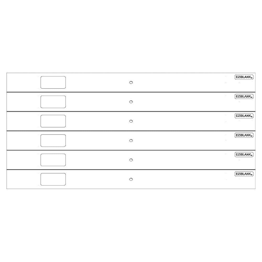EZIBLANK 6U 19" BLANKING PANEL - image 3
