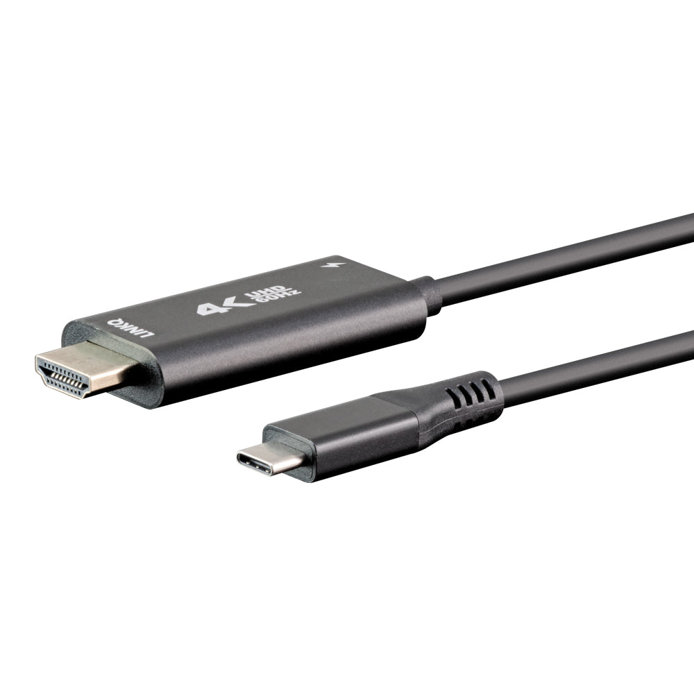 LINKQNET 1.8M USB TYPE-C TO 4K @60HZ HDMI CABLE WITH 100W PASS-THROUGH CHARGING