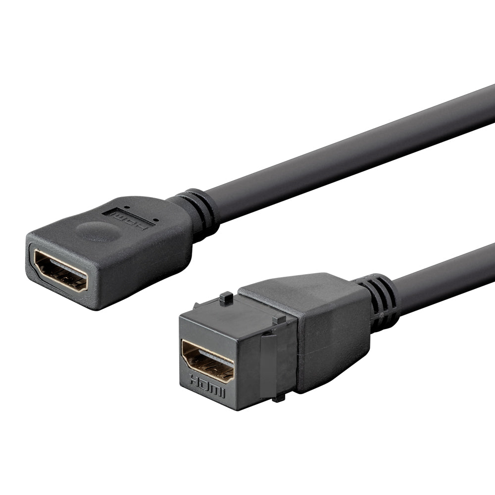 LINKQNET 20CM 4K @60HZ HDMI 2.0 FEMALE-TO-FEMALE KEYSTONE CABLE