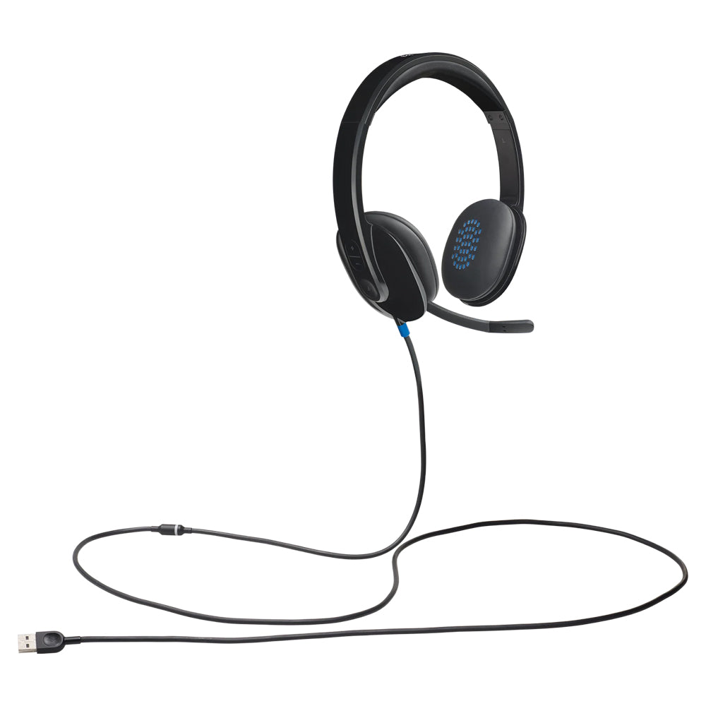 LOGITECH H540 1.8M USB COMPUTER HEADSET WITH ON-EAR CONTROLS AND BOOM MIC - image 4