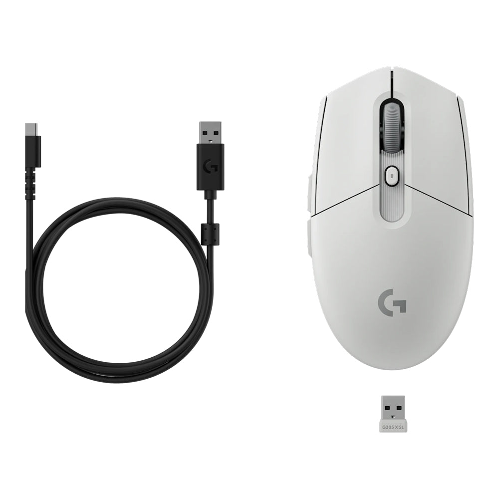 LOGITECH G305 X SUPERLIGHT LIGHTSPEED WIRELESS GAMING MOUSE - WHITE - image 6