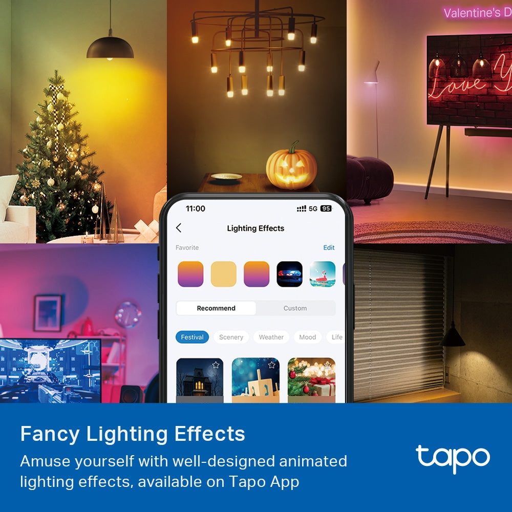 TP-LINK TAPO L430P SMART WI-FI P45/E14 MULTICOLOURED LIGHT BULB - image 8