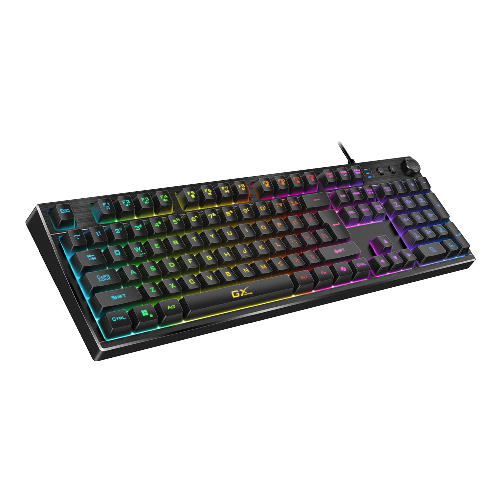 GENIUS SCORPION K7 PLUS 1.8M USB RGB ILLUMINATED GAMING KEYBOARD WITH CONTROL KNOB - image 3