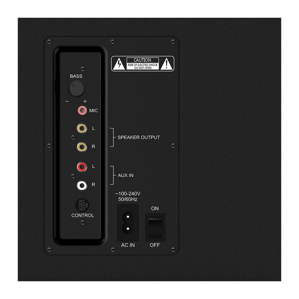 GENIUS SW-G2.1 1200 36W 2.1 CHANNEL GAMING SPEAKER SYSTEM WITH IN-LINE CONTROL POD - image 5
