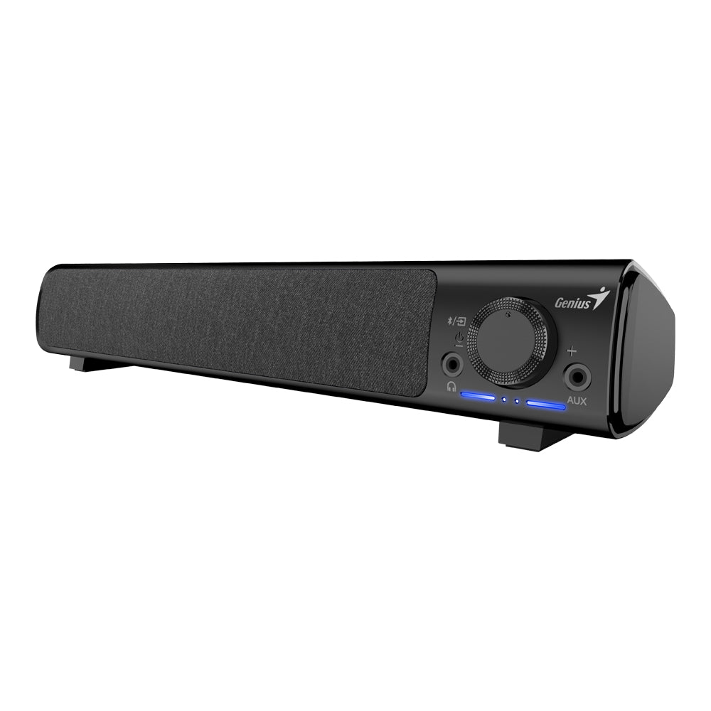 GENIUS 220BT 4W BLUETOOTH SOUNDBAR WITH AUX-IN AND HEADPHONE-OUT JACK