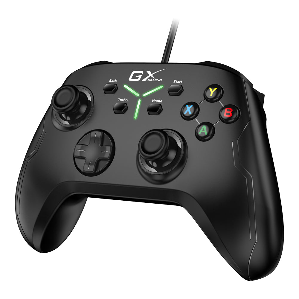 GENIUS MAXFIRE GX-21UV 1.8M USB WIRED GAMEPAD WITH DUAL VIBRATION
