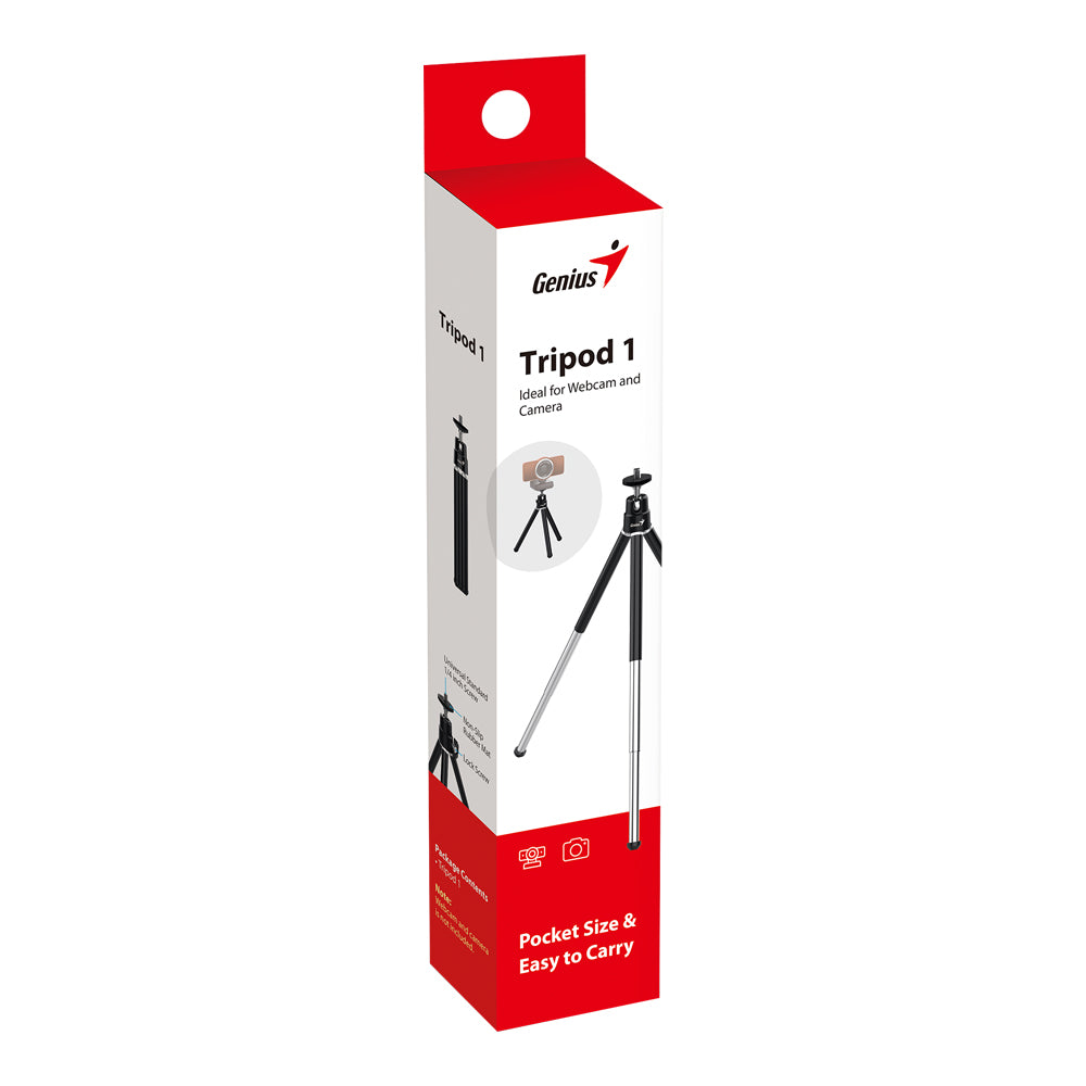 GENIUS TRIPOD 1 FOR CAMERA AND WEBCAM WITH 1/4-INCH SCREW - image 5