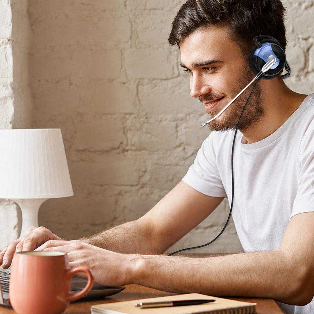GENIUS HS-300N FOLDABLE REAR-BAND STEREO HEADSET WITH MICROPHONE - image 3