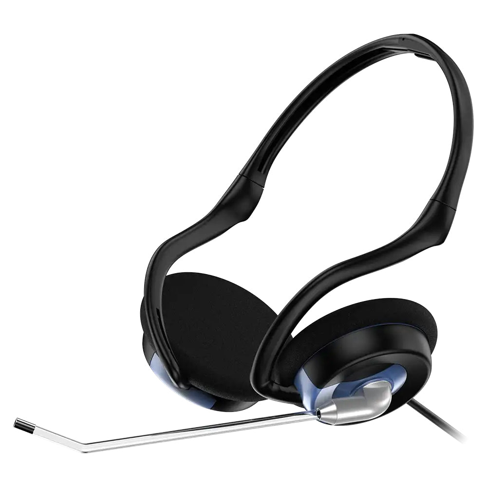 GENIUS HS-300N FOLDABLE REAR-BAND STEREO HEADSET WITH MICROPHONE