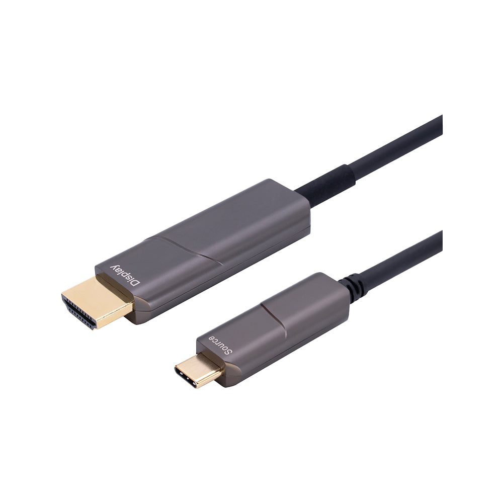 LINKQNET SCTH-1200 20M USB TYPE-C TO HDMI 2.0 4K @60HZ ACTIVE OPTICAL CABLE