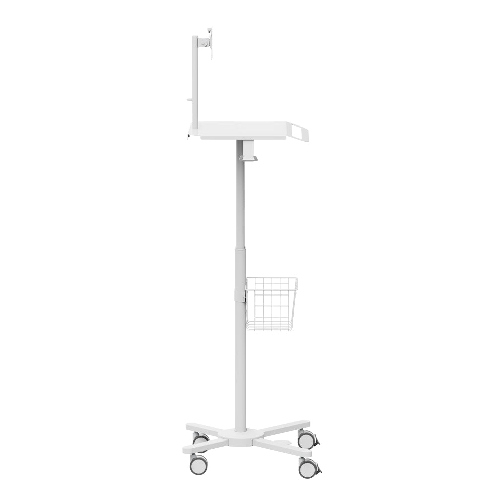 LINKQNET MED13-2 PNEUMATIC HEIGHT-ADJUSTABLE MEDICAL CART WITH 17-32" MONITOR MOUNT - image 4