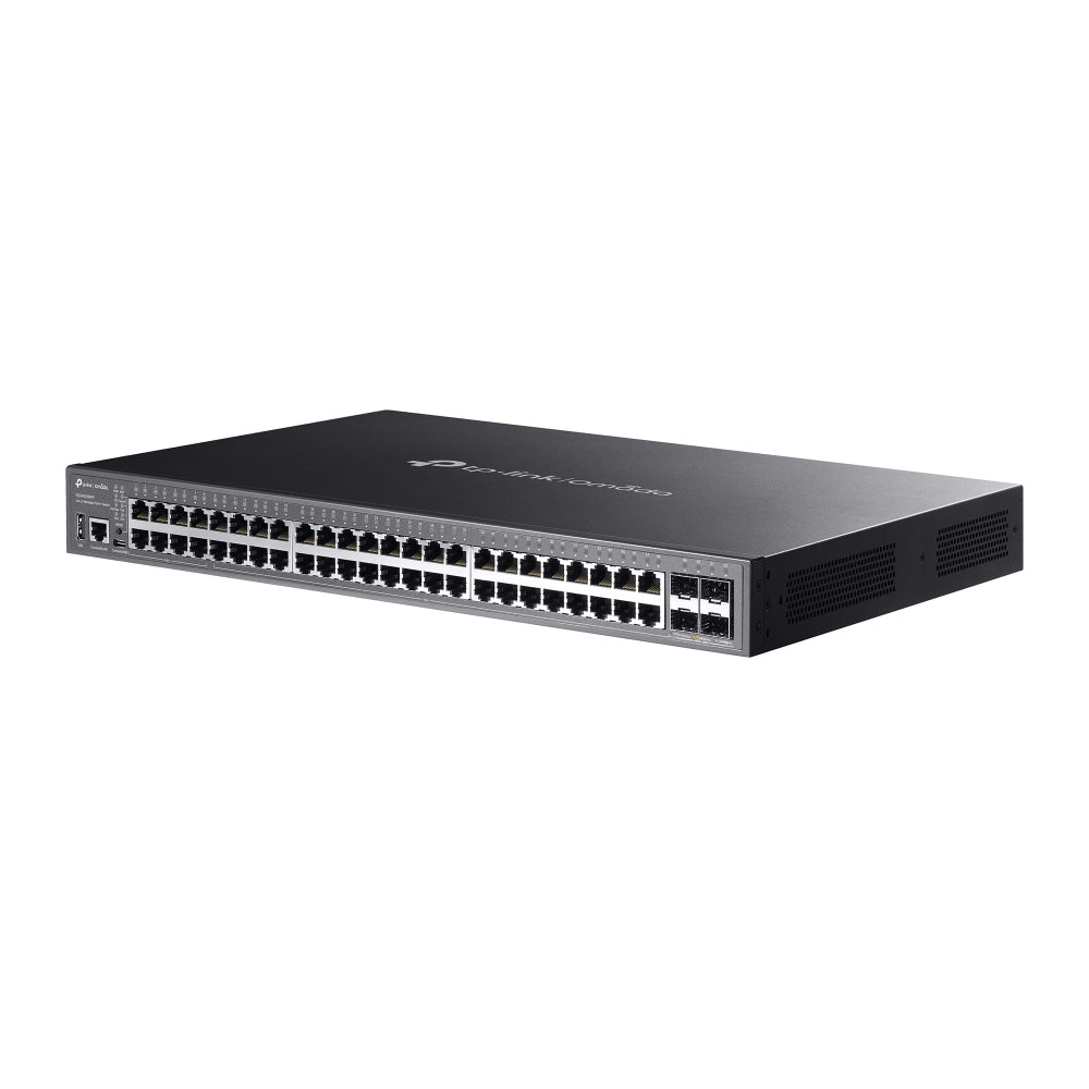 TP-LINK OMADA SG5452XMPP 48-PORT GIGABIT STACKABLE LITE L3 MANAGED POE++ SWITCH WITH 4× 10G SFP+ SLOTS