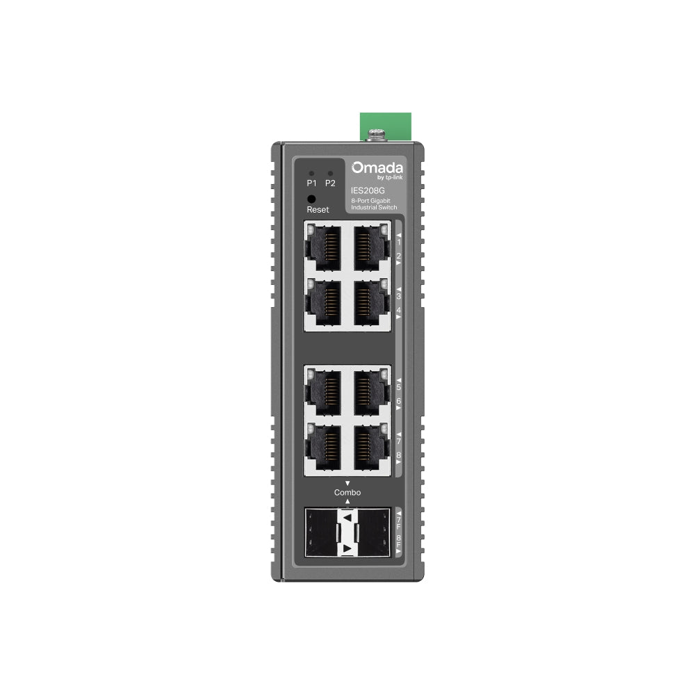TP-LINK OMADA IES208G 8-PORT GIGABIT INDUSTRIAL EASY MANAGED SWITCH WITH 2× RJ45/SFP COMBO SLOTS - image 3