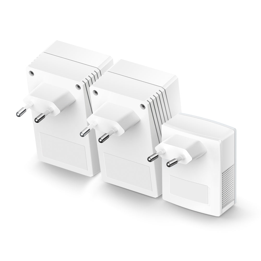 TP-LINK TL-WPA4220 TKIT AV600 POWERLINE UNIVERSAL WI-FI RANGE EXTENDER 3-DEVICE KIT - image 3