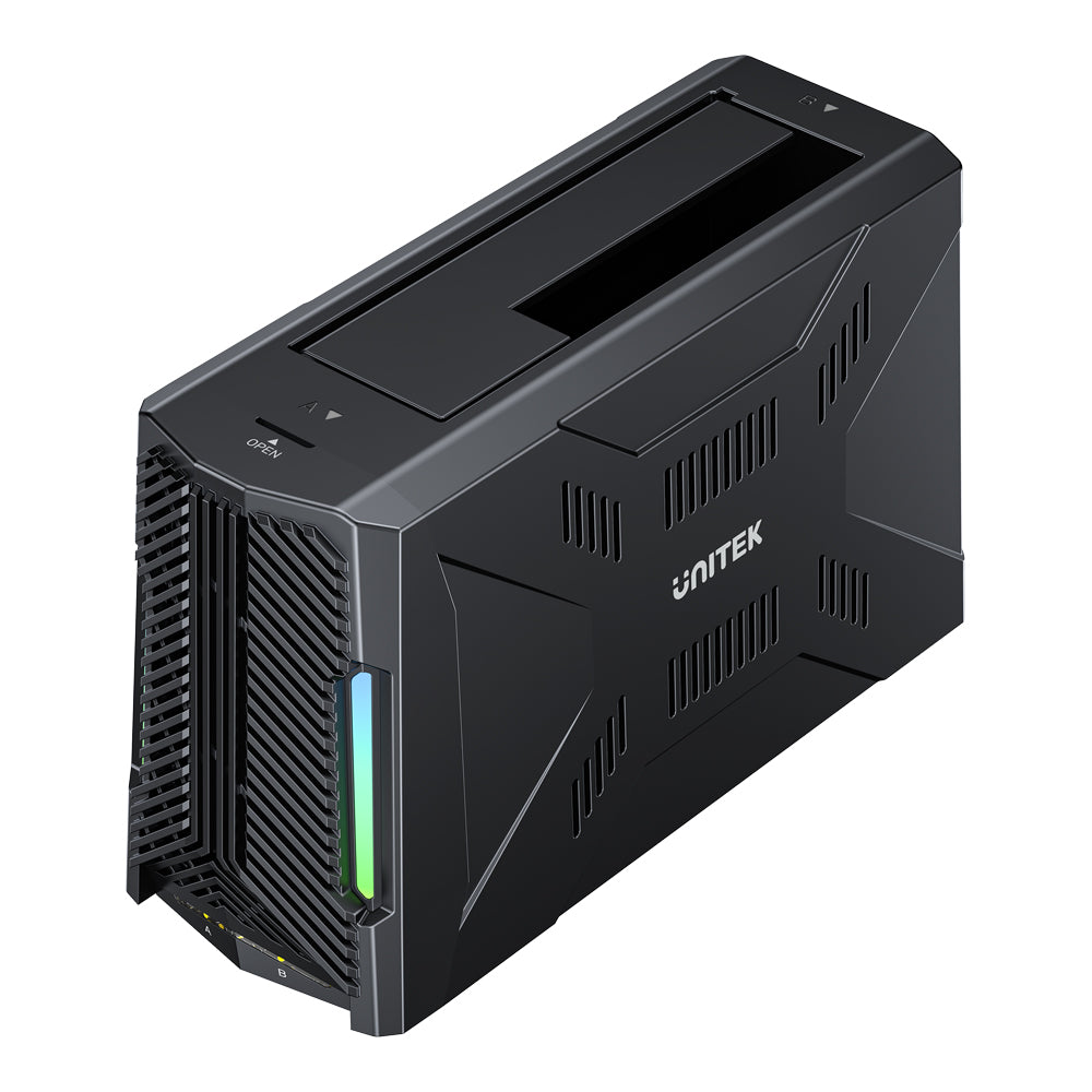 UNITEK S1234B USB3.2 GEN2 TYPE-C 10GBPS M.2 NVME AND 2.5/3.5" SATA HDD/SSD DOCKING STATION - image 2
