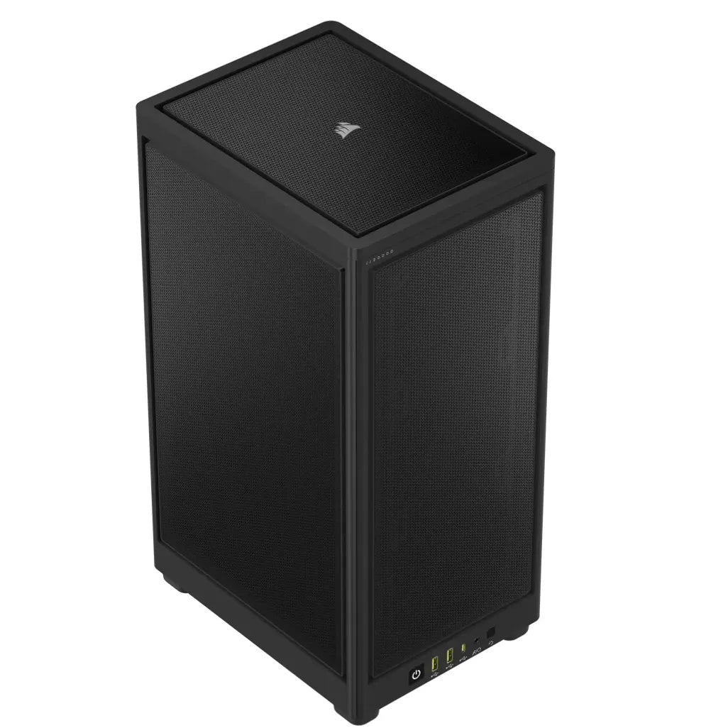 2000D Airflow ITX-Tower; Black; Slim fans/FS PSU only
