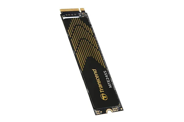 TRANSCEND 500GB MTE245S PCI-E  GEN 4X4 M.2 NVMe 2280 SSD 3D TLC - 4800 MB/s Read 4000 MB/s Write - 300 TBW
