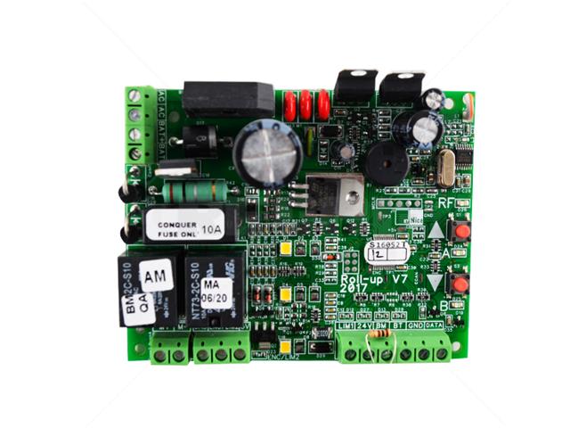 DC BLUE ADV ROLL-UP CARD PCB