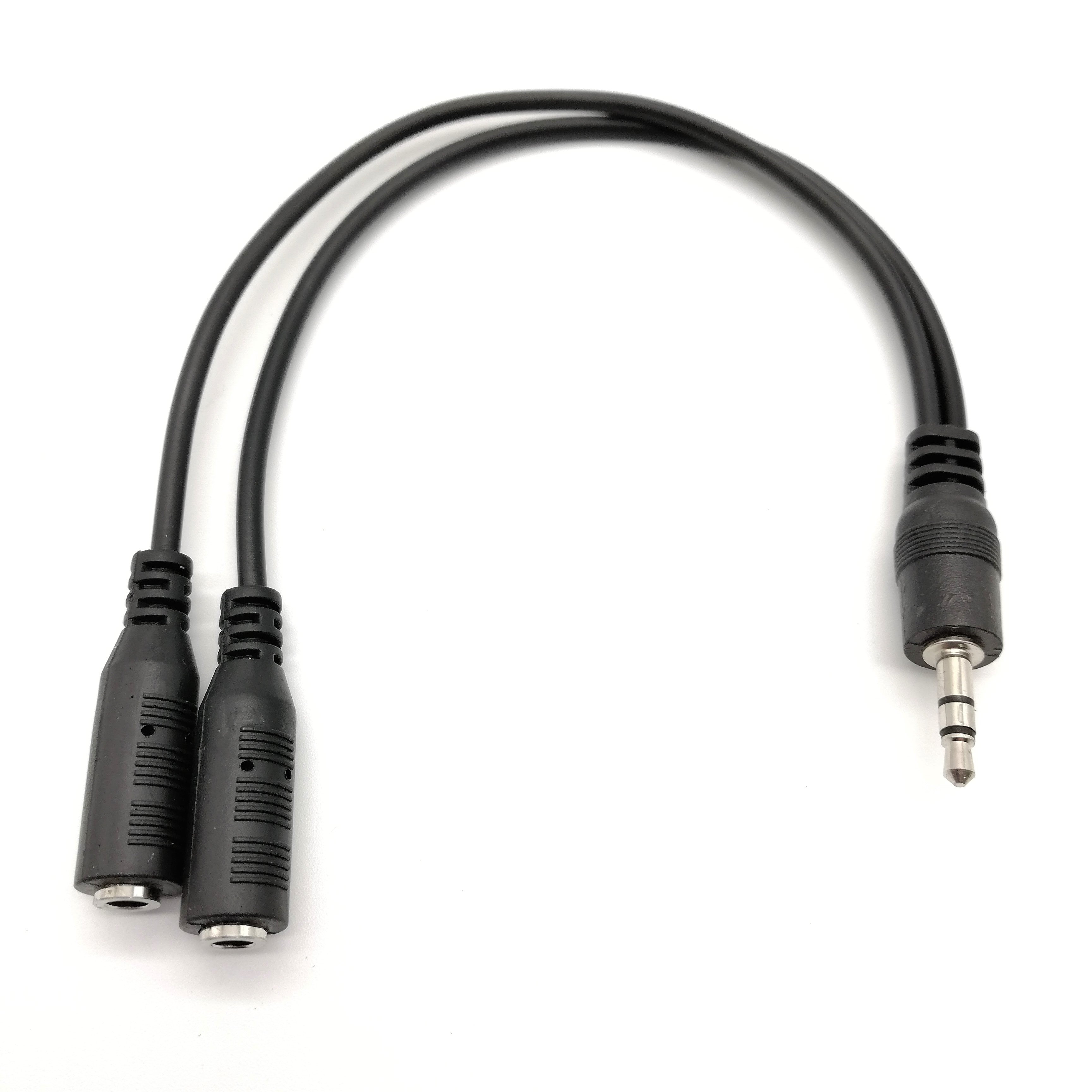 3.5MM 1 X  MALE TO 2 X STEREO FEMALE CABLE