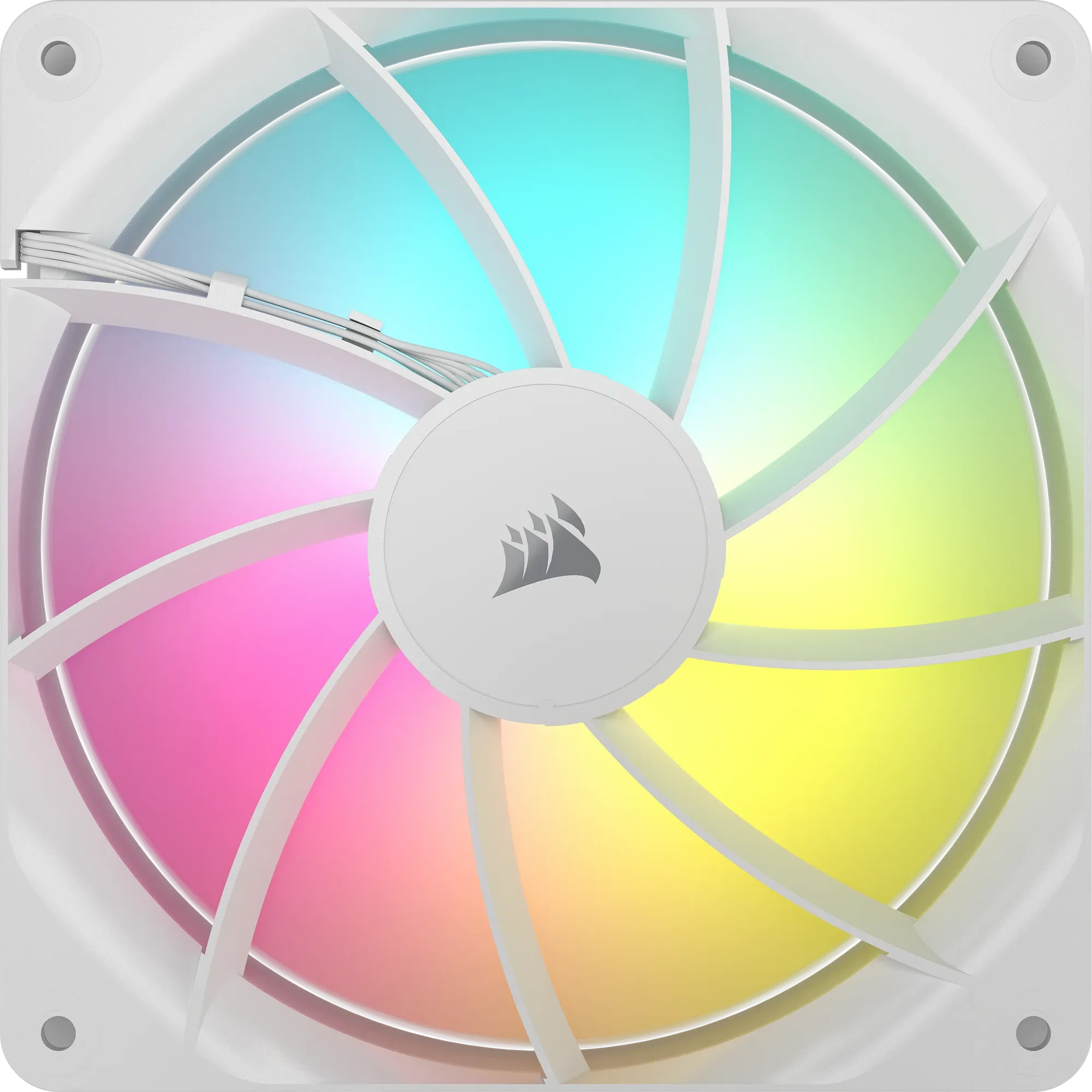 Corsair RS140 ARGB 140mm PWM Fans Dual Pack – White