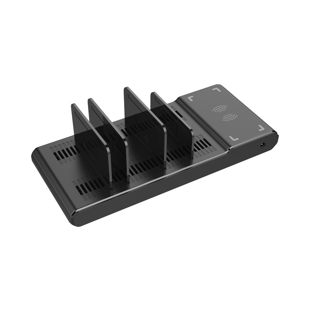 UNITEK 96W 8-PORT USB SMART CHARGING STATION WITH QI WIRELESS CHARGER (Y-2192A)