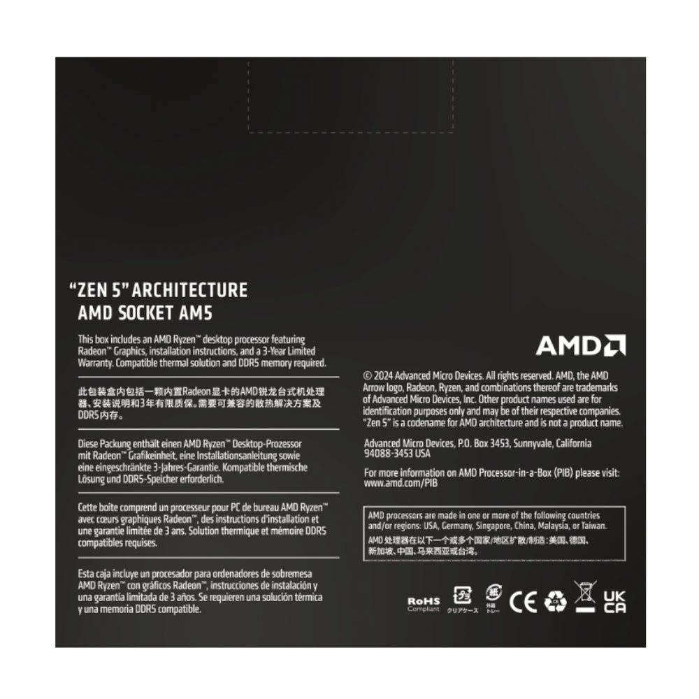 AMD RYZEN 5 9600X 6-Core 3.9GHz AM5 CPU – image 5