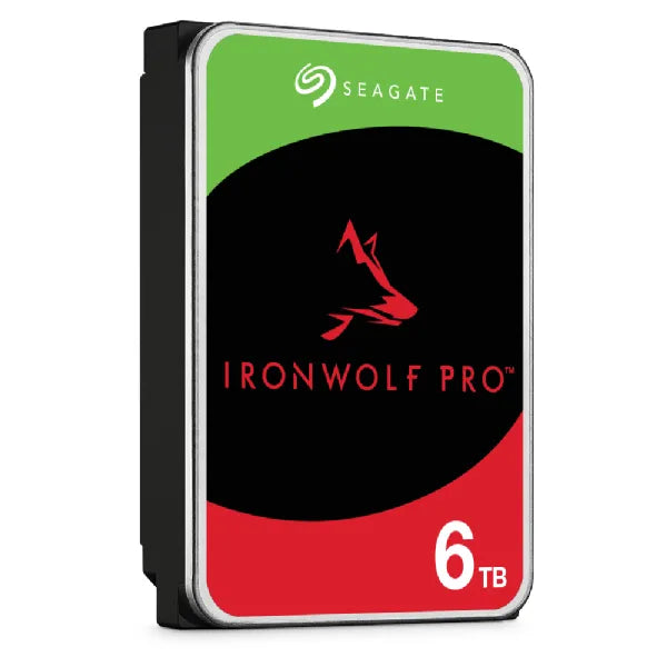 Seagate Ironwolf Pro ST6000NT001 6TB 3.5'' HDD NAS Drives 7200 RPM; SATA 6GB/s Interface; 256MB Cache;550TB/Year; Unlimited Bays - image 2