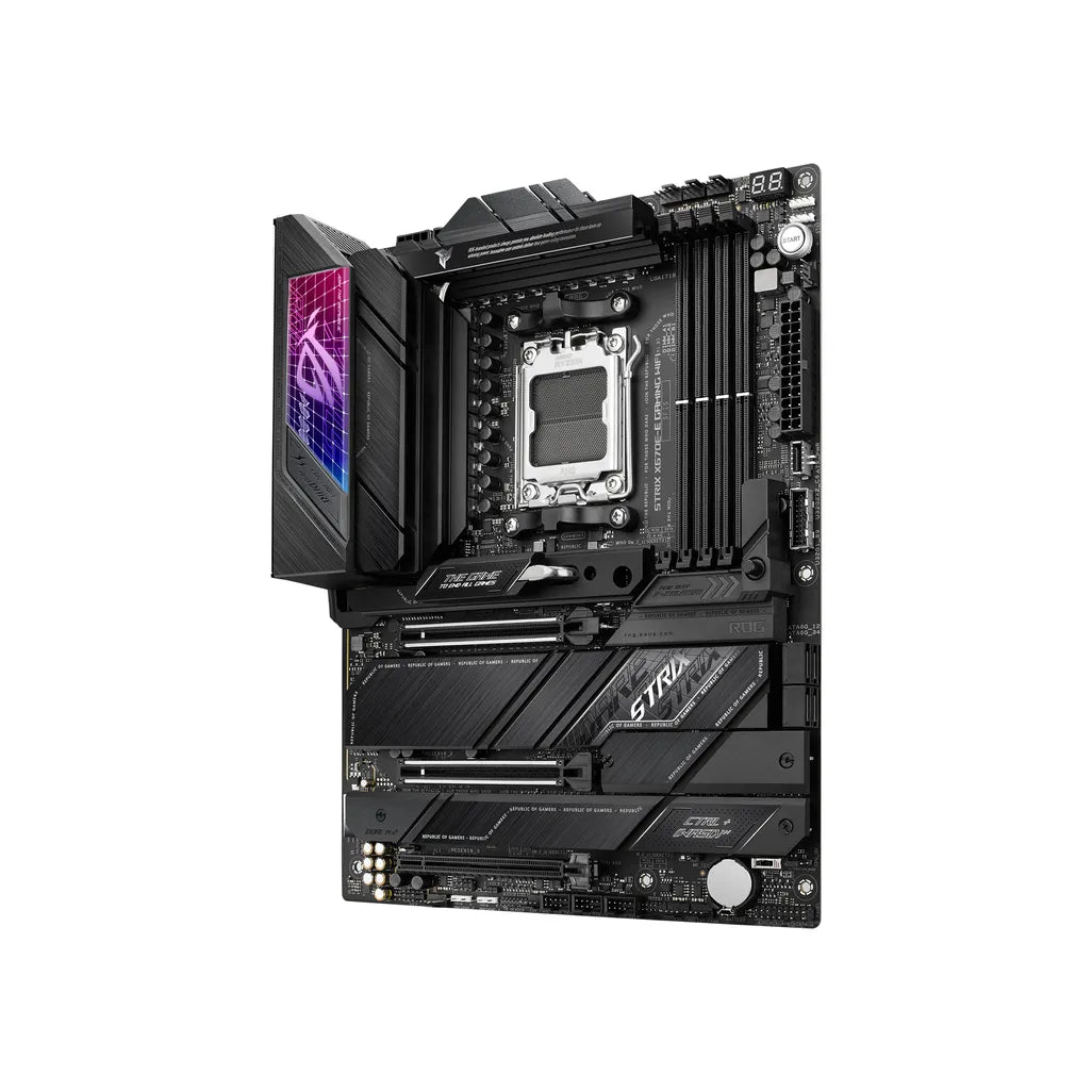 ASUS ROG STRIX X670E-E GAMING WIFI, AMD, Socket AM5, AMD Ryzen™ 7, DDR5-SDRAM, 128 GB, DIMM