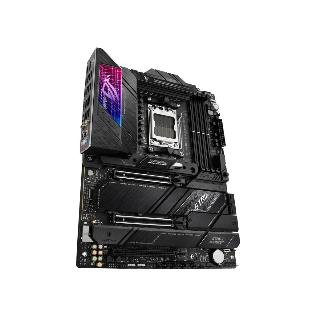 ASUS ROG STRIX X670E-E GAMING WIFI, AMD, Socket AM5, AMD Ryzen™ 7, DDR5-SDRAM, 128 GB, DIMM
