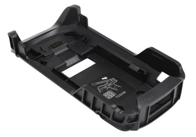 Zebra Sled adapter with e-Connex for direct wired connection allows TC53 / TC58; TC53e / TC58e / TC53e-RFID devices to be mounte