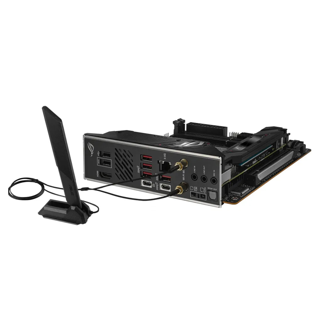ASUS ROG STRIX B650E-I GAMING WIFI, AMD, Socket AM5, AMD Ryzen™ 7, Socket AM5, DDR5-SDRAM, 64 GB