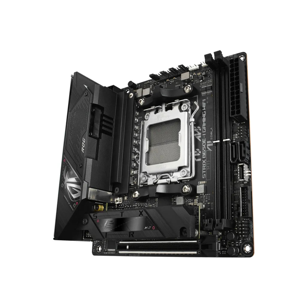 ASUS ROG STRIX B650E-I GAMING WIFI, AMD, Socket AM5, AMD Ryzen™ 7, Socket AM5, DDR5-SDRAM, 64 GB