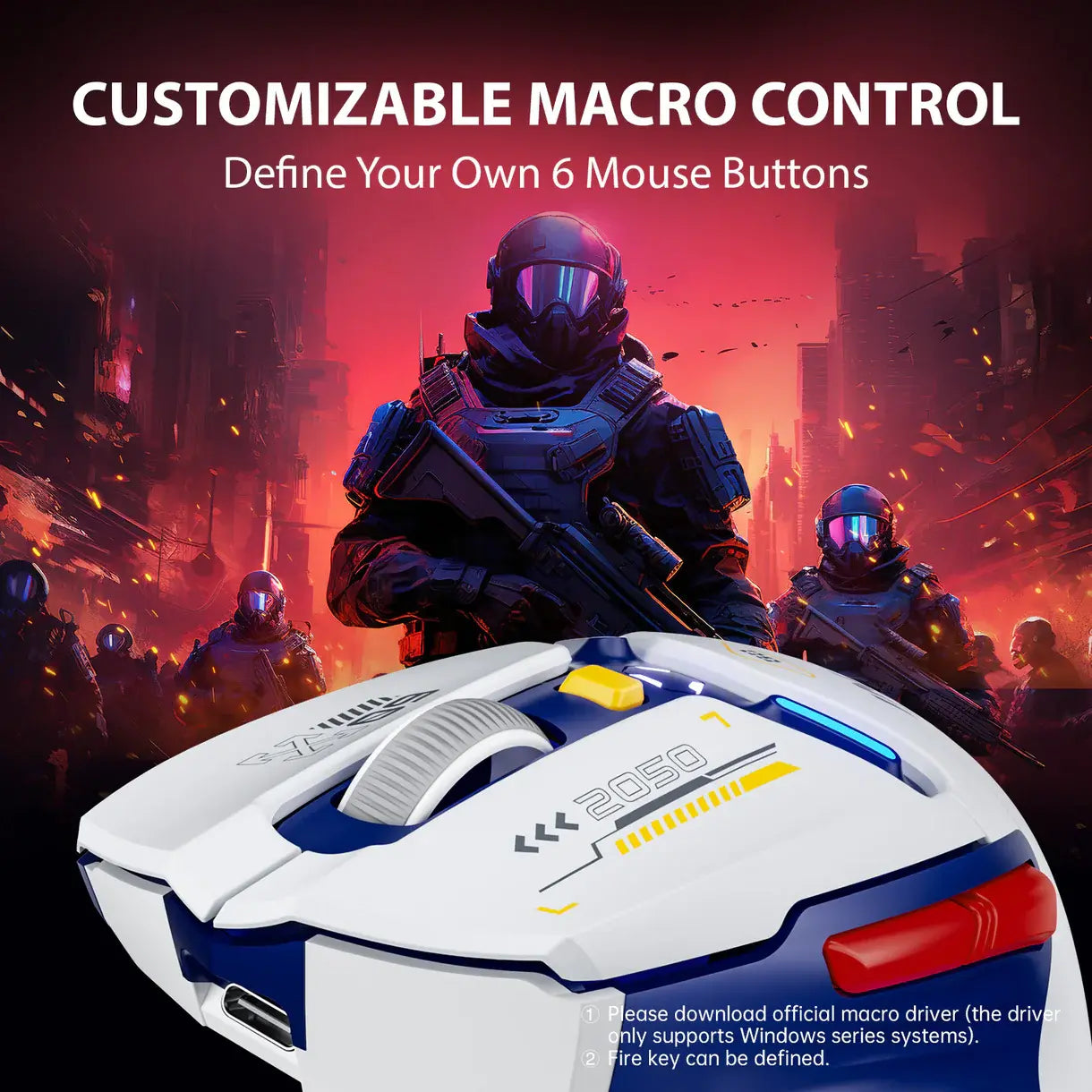 WIRED BT5 2.4GHZ RECHARGEABLE MOUSE