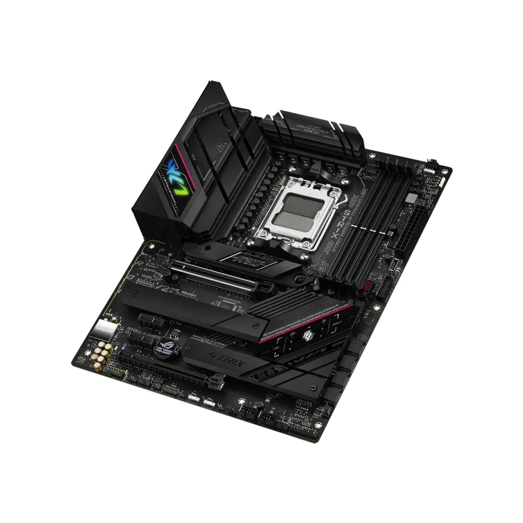 ASUS ROG STRIX B650E-F GAMING WIFI, AMD, Socket AM5, AMD Ryzen™ 7, Socket AM5, DDR5-SDRAM, 128 GB