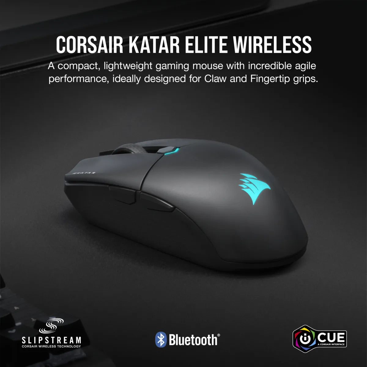 Corsair KATAR ELITE Wireless Ultra-Light Gaming Mouse; 26000 DPI; Black. - image 13