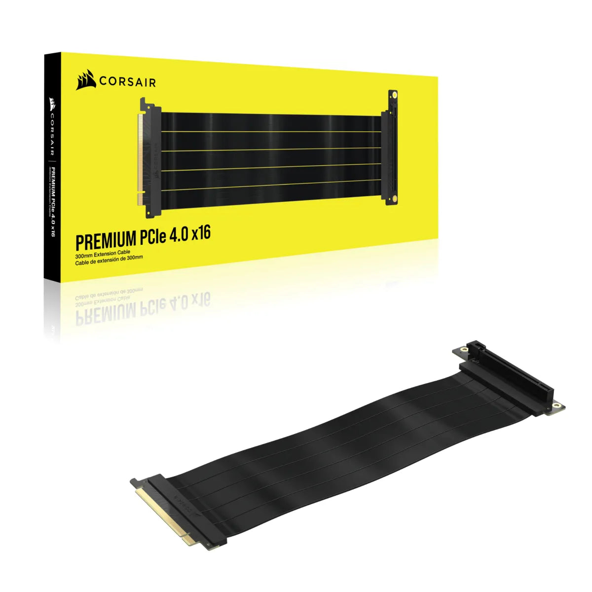 Corsair Premium PCIe 4.0 x16 Extension Cable; 300mm - image 7
