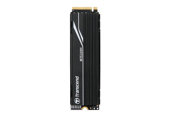 TRANSCEND 4TB MTE250H PCI-E  GEN 4X4 M.2 NVMe 2280 SSD 3D TLC -7200 MB/s Read 6200 MB/s Write -with Heat Sink - 3120TBW - image 6