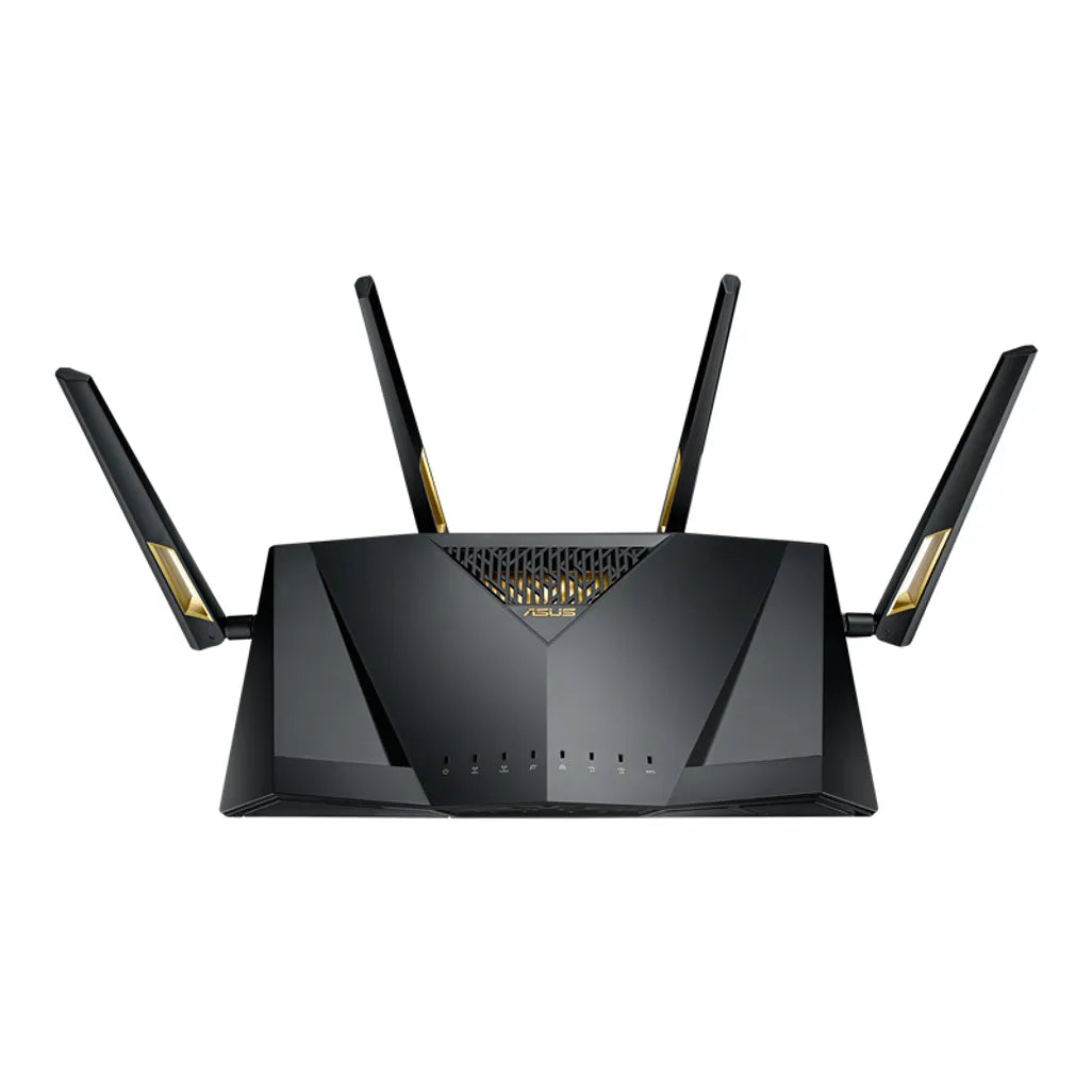 ASUS TUF-AX4200, Wi-Fi 6 (802.11ax), Dual-band (2.4 GHz / 5 GHz), Ethernet LAN, Black, Tabletop router