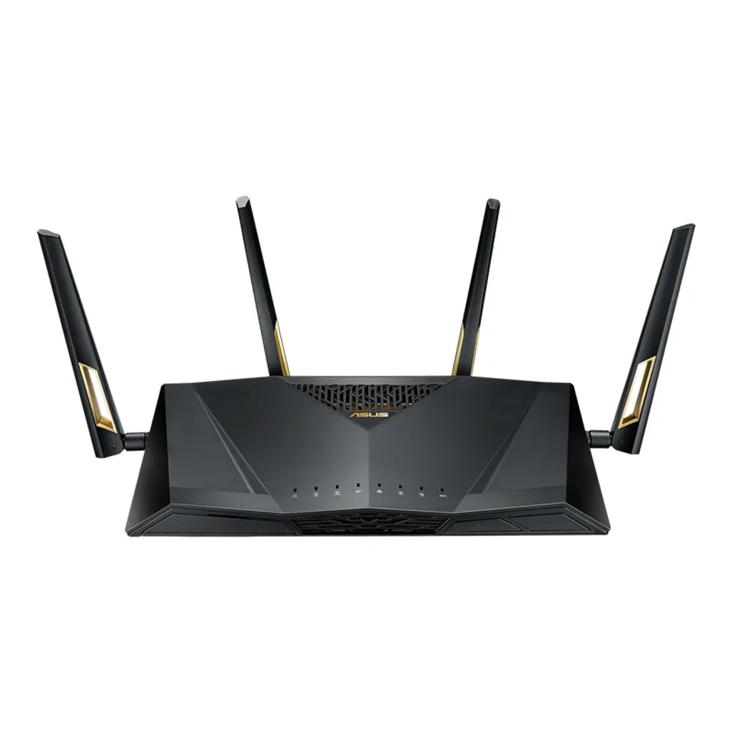 ASUS RT-AX88U, Wi-Fi 6 (802.11ax), Dual-band (2.4 GHz / 5 GHz), Ethernet LAN, 4G, Black, Tabletop router