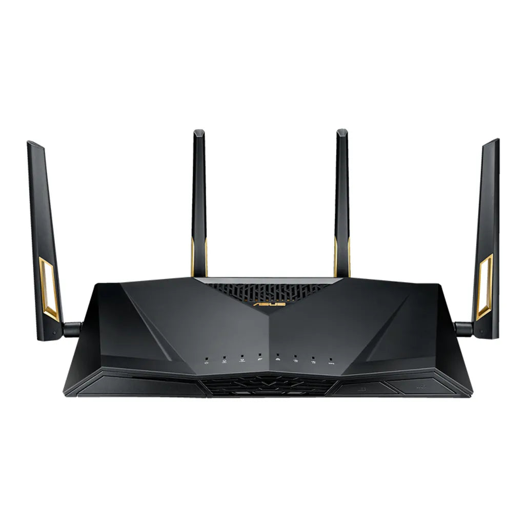 ASUS RT-AX88U, Wi-Fi 6 (802.11ax), Dual-band (2.4 GHz / 5 GHz), Ethernet LAN, 4G, Black, Tabletop router