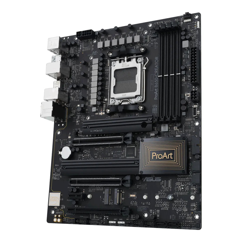 ASUS PROART B650-CREATOR, AMD, Socket AM5, AMD Ryzen™ 3, AMD Ryzen™ 7, AMD Ryzen 9 7th Gen, Socket AM5, DDR5-SDRAM, 128 GB