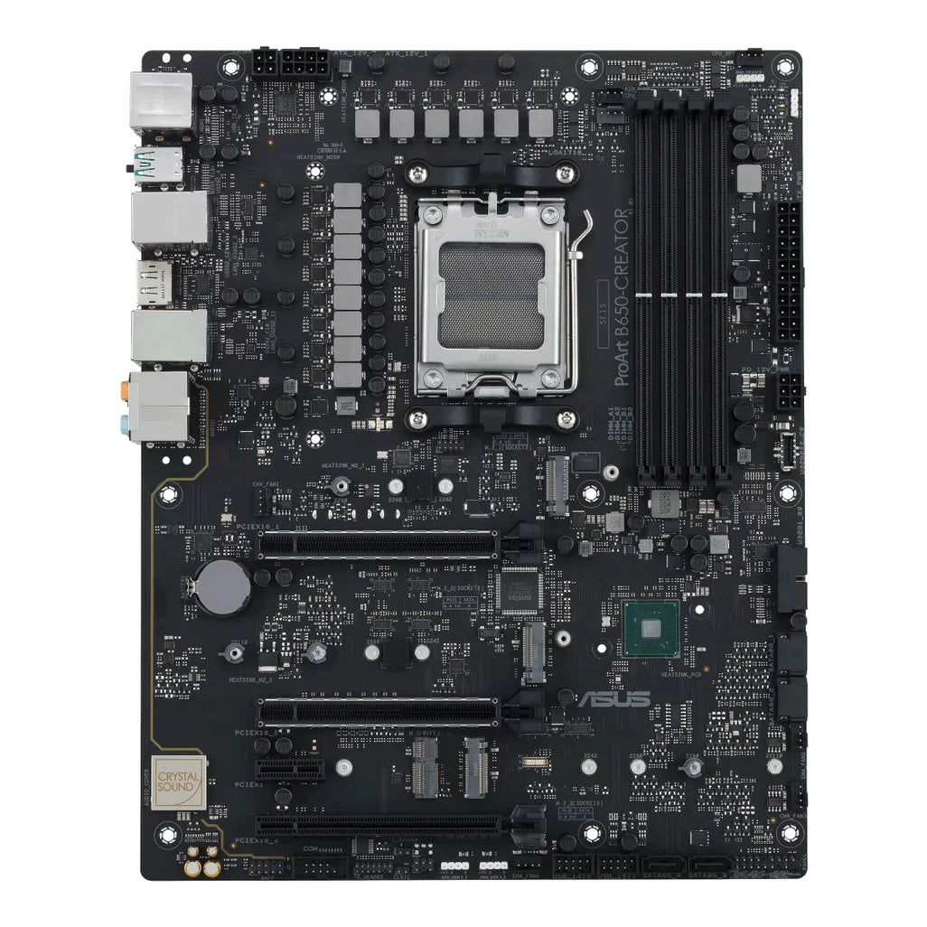 ASUS PROART B650-CREATOR, AMD, Socket AM5, AMD Ryzen™ 3, AMD Ryzen™ 7, AMD Ryzen 9 7th Gen, Socket AM5, DDR5-SDRAM, 128 GB