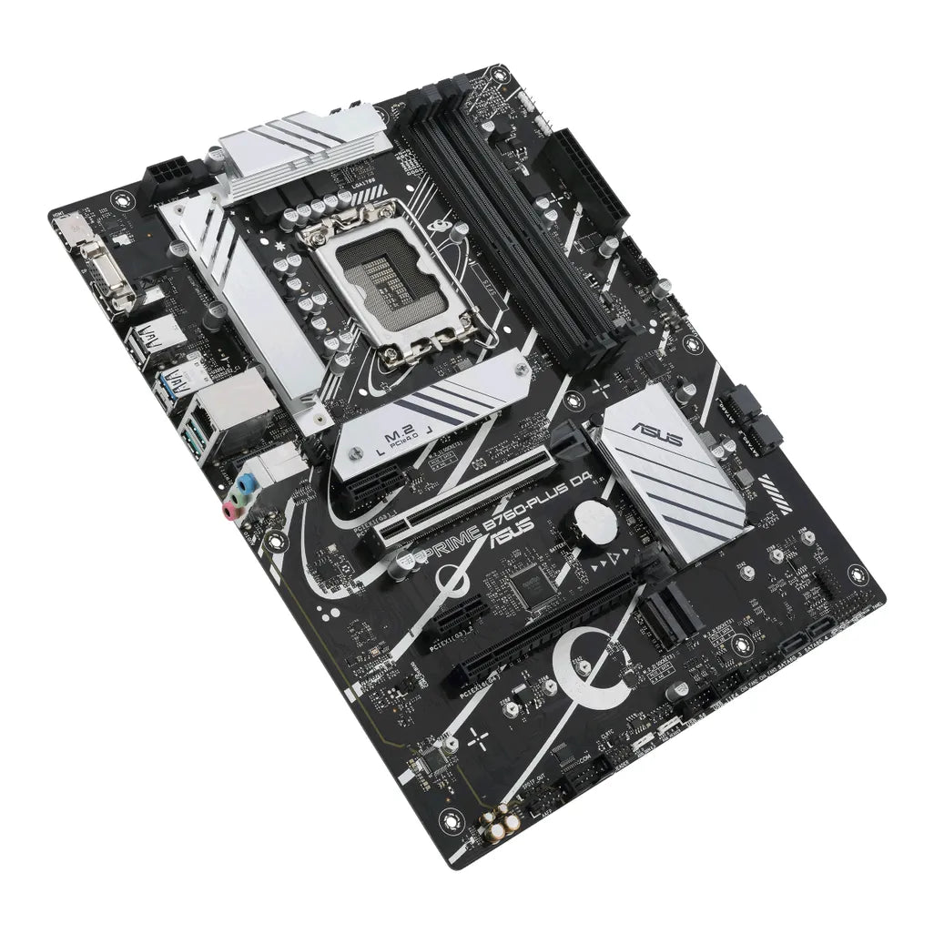 ASUS PRIME B760-PLUS D4, Intel, LGA 1700, Intel® Celeron®, Intel® Core™ i3, Intel® Core™ i5, Intel® Core™ i7, Intel® Core™ i9,..., LGA 1700, DDR4-SDRAM, 128 GB