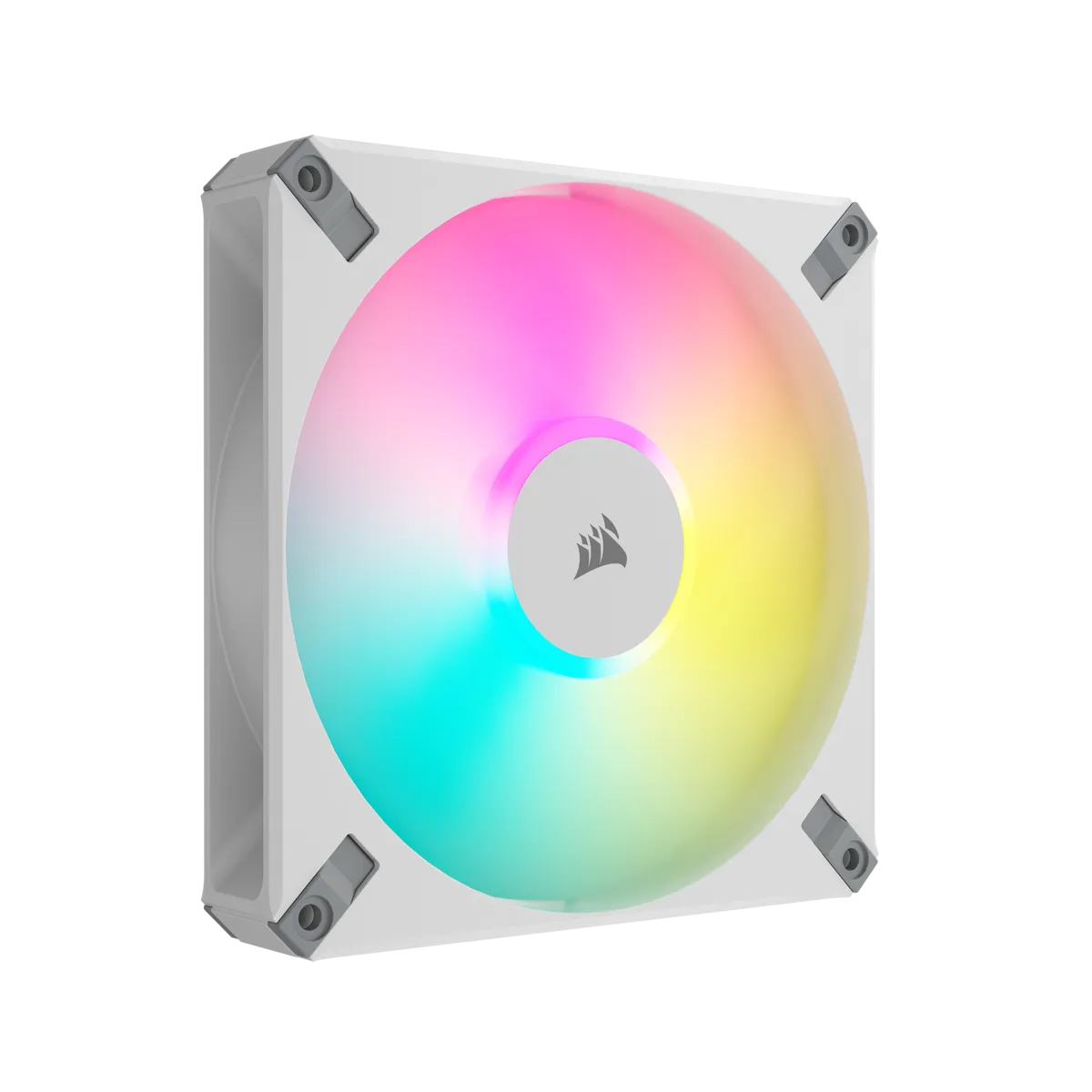 Corsair AF ELITE Series; AF140 RGB ELITE WHITE; 140mm Fluid Dynamic RGB Fan with AirGuide; Single Pack - image 4