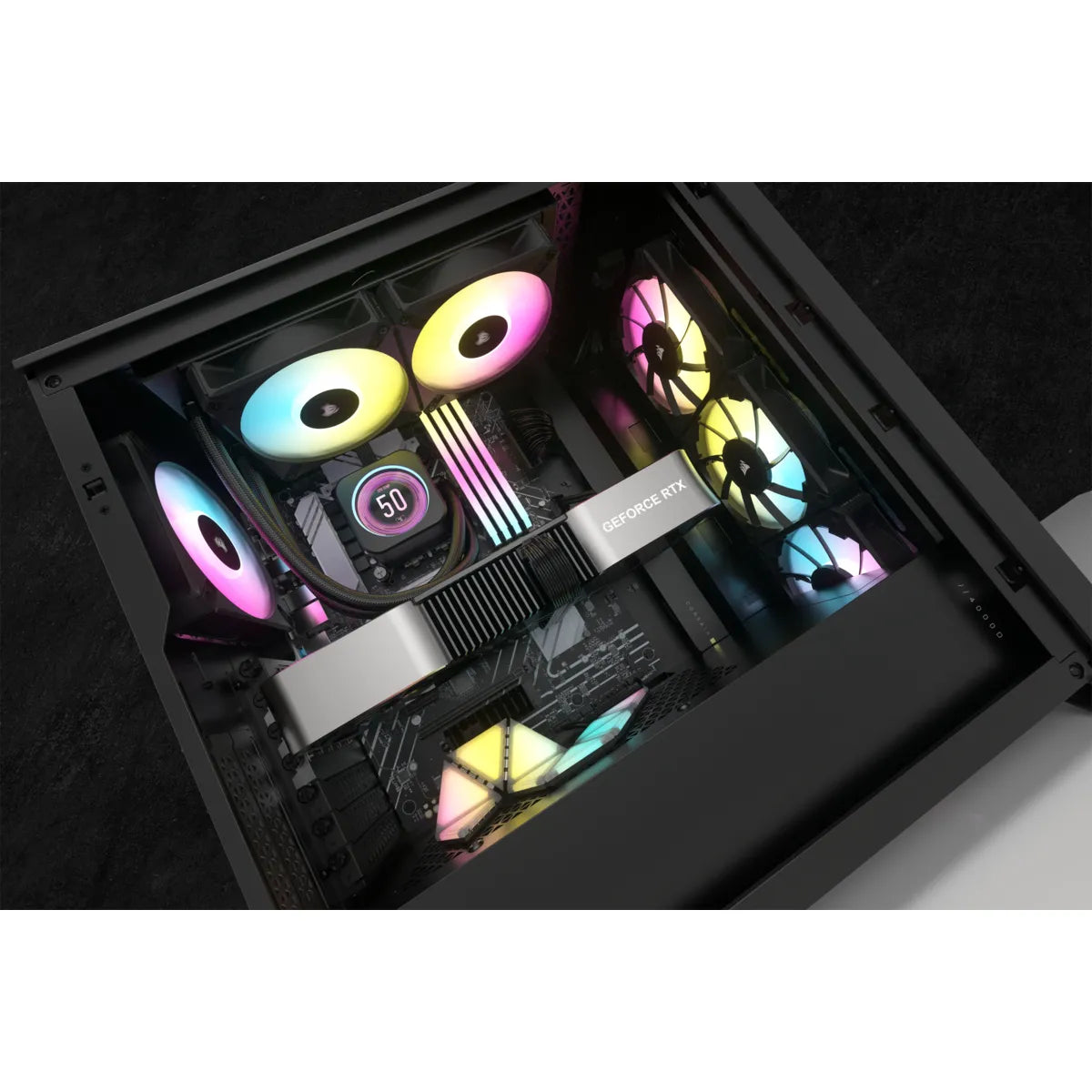 Corsair iCUE H100i ELITE LCD XT 240mm Liquid CPU Cooler AMD: AM5; AM3/4; sTRX4; sTR5 | Intel LGA: 1700/1851; 115X; 1200; 2011 - image 3